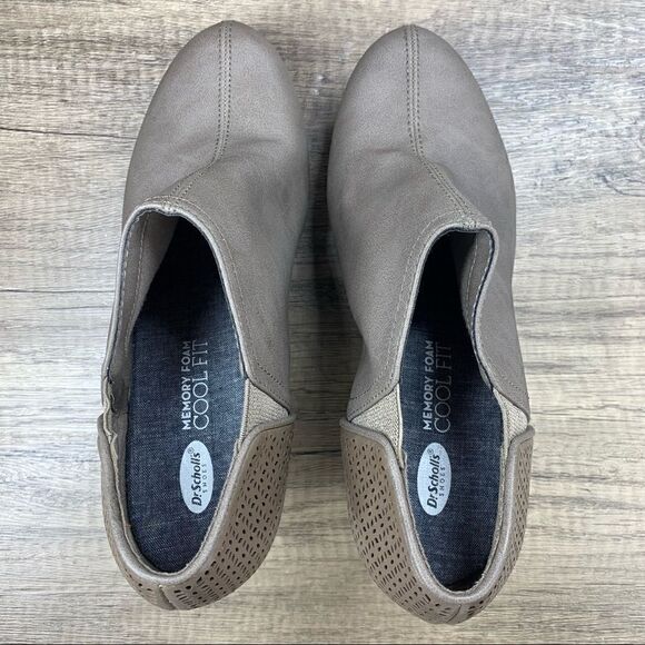 Dr. Scholls “Harlow” Wedge~Pewter~Ankle Bootie Slip On~Women's~Size 7.5W - Picture 6 of 9